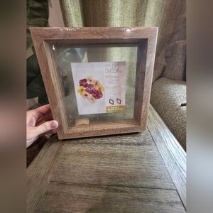 Studio Decor Brown Wood Floating Shadow Box Frame